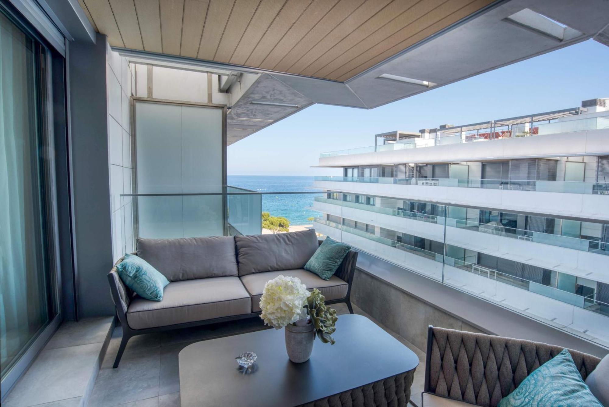 شقة Penthouse On The First Line بلاتجا ذارو المظهر الخارجي الصورة